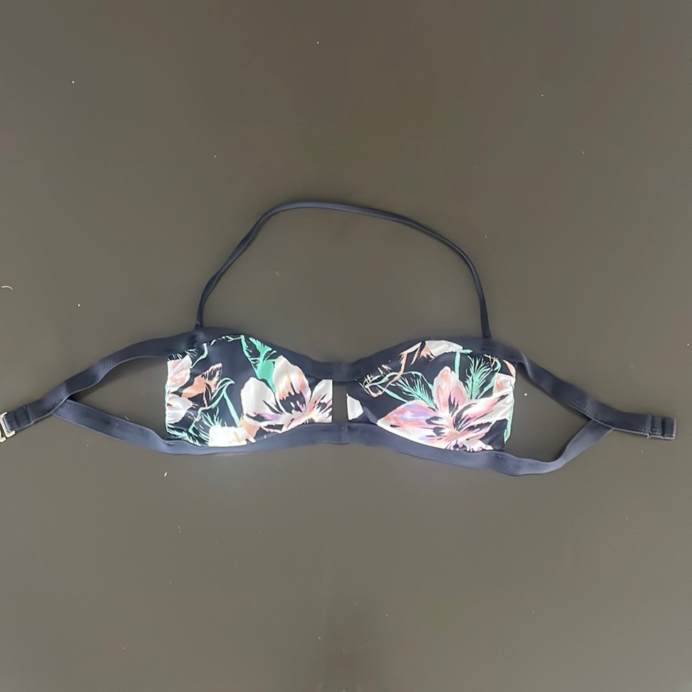 The Bikini Lab Black Floral Bikini Top 👙